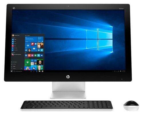  HP - Pavilion 27&quot; Touch-Screen All-In-One - Intel Core i5 - 8GB Memory - 1TB Hard Drive - Silver