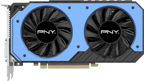  PNY - NVIDIA GeForce GTX 950 2GB GDDR5 PCI Express 3.0 Graphics Card - Black/Blue