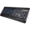 AZIO - KB505U Wired Full-size Wired Membrane with Back Lighting Keyboard - Black-Front_Standard
