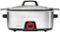 CHEFMAN - 6-Quart Slow Cooker - Silver-Angle_Standard
