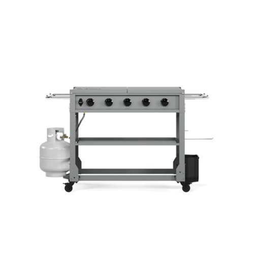 TYTUS Grills - 36" 5-Burner Gas Griddle - Gray