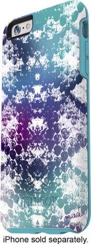  OtterBox - Symmetry Series Hard Shell Case for Apple® iPhone® 6 Plus - Aqua Blue/Light Teal