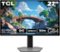 TCL - 27" G64 Series QHD HDR QD-Mini LED Gaming Monitor - Black and Gray-Front_Standard