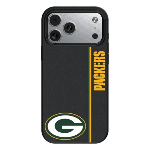 Keyscaper - NFL - Green Bay Packers iPhone Magnetic Bump Case - 16 Pro Max - Black-Front_Standard 