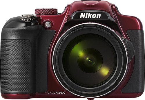  Nikon - Coolpix P600 16.1-Megapixel Digital Camera - Red