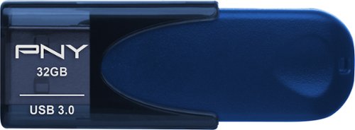  PNY - Turbo Attaché 4 32GB USB 3.0 Type A Flash Drive - Blue