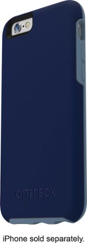  OtterBox - Symmetry Series Case for Apple® iPhone® 6 and 6s - Admiral Blue/Dark Deep Water Blue