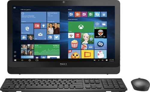  Dell - Inspiron 19.5&quot; Touch-Screen All-in-One - Intel Celeron - 4GB Memory - 500GB Hard Drive - Black