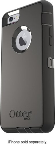  OtterBox - Defender Case for Apple® iPhone® 6 and 6s - Black