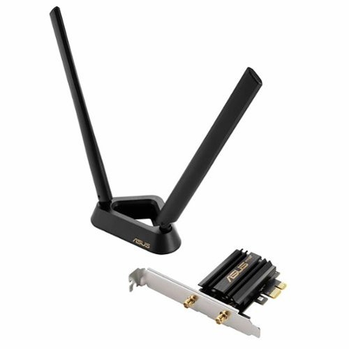 ASUS - Wi-Fi 6E/Bluetooth 5.2 Combo Wireless-AX Plug-in Adapter - Black