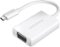 Insignia™ - USB Type-C-to-VGA Adapter - White-Front_Standard