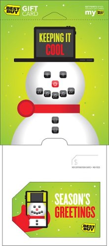  Best Buy® - $50 Snowman Holiday Gift Card