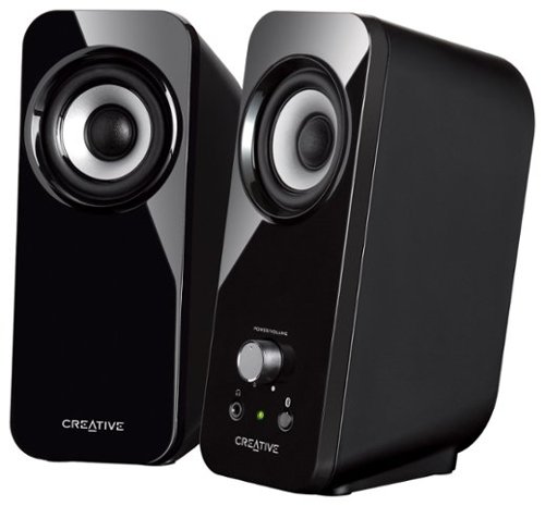 Creative - Inspire T12 2.0 Speaker System (2-Piece) - Black-Front_Standard 
