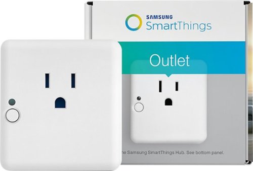  Samsung - SmartThings Smart Outlet - White