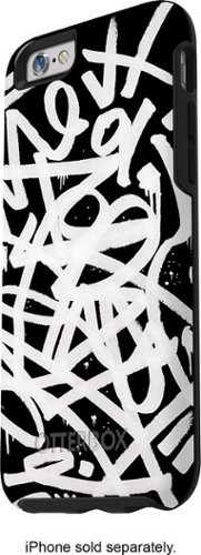  OtterBox - Symmetry Case for Apple® iPhone® 6 - Black/Graffiti