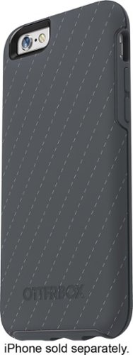  OtterBox - Symmetry Case for Apple® iPhone® 6 - Slate Gray/Pinstripe Graphic