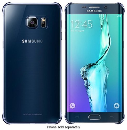 Hard Shell Case for Samsung Galaxy S6 edge Plus Cell Phones - Clear/Black Sapphire-Front_Standard 