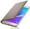 Wallet Flip-Cover Case for Samsung Galaxy Note 5 Cell Phones - Gold-Front_Standard