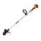 WORX - WG183 40V 13-Inch Cutting Diameter Cordless Straight Shaft Grass Trimmer (2 x 2.0 Ah Batteries & 1 x Charger) - Orange-Front_Standard