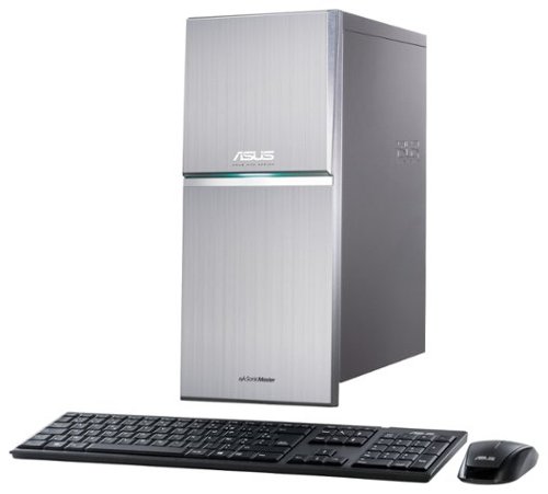  ASUS - Desktop - Intel Core i7 - 16GB Memory - 1TB Hard Drive - Silver