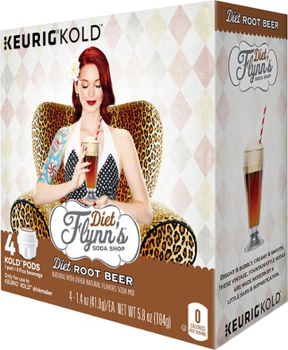  Keurig - Flynn's Soda Shop Diet Root Beer Kold Pods (4-Pack) - Multi