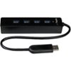 StarTech.com - 4-Port USB 3.0 Hub - Black-Front_Standard