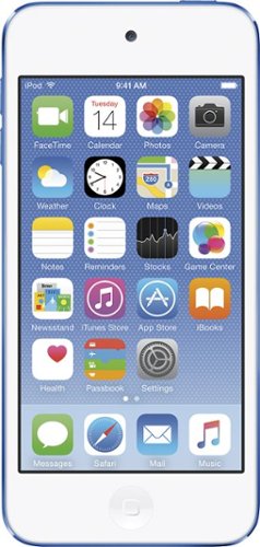  Apple - Geek Squad Certified Refurbished iPod touch® 16GB MP3 Player - Blue