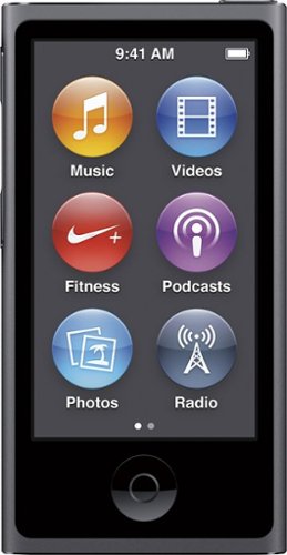  Apple - Geek Squad Certified Refurbished iPod nano® 16GB MP3 Player (8th Generation - Latest Model) - Space Gray