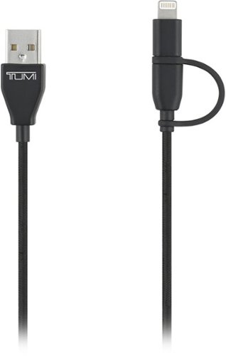  TUMI - 3.3' Lightning-to-USB Charge-and-Sync Cable - Black