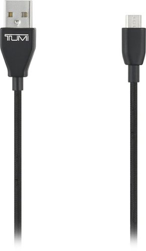  TUMI - 4' USB-to-micro USB Charge-and-Sync Cable - Black