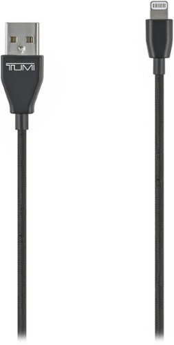  TUMI - 6' Lightning-to-USB Charge-and-Sync Cable - Black