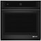 JennAir - 30" Built-In Single Electric Convection Wall Oven - Black-Front_Standard