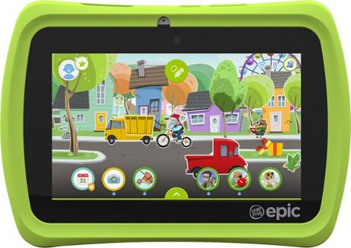  LeapFrog - Epic - 7&quot; - Kids' Learning Tablet - 16GB - Black/Green
