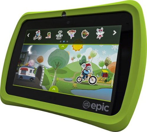 LeapFrog Epic - 7 - Kids' Learning Tablet - 16GB - Black/Green SHOP ONLINE