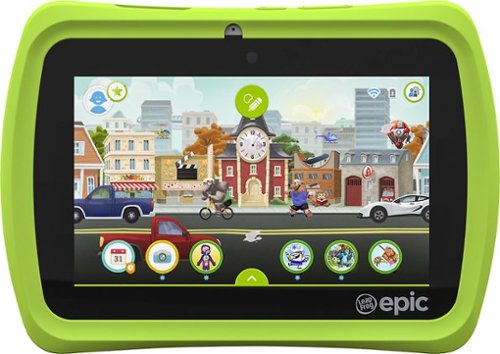 LeapFrog Epic - 7 - Kids' Learning Tablet - 16GB - Black/Green BUY IN MIDDLE EAST