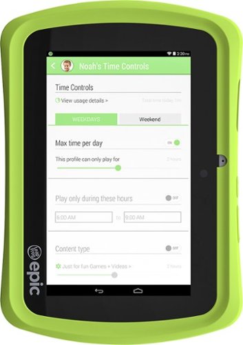 LeapFrog Epic - 7 - Kids' Learning Tablet - 16GB - Black/Green BUY IN SINGAPORE