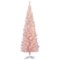 Homcom - Pencil Christmas Tree - Pink-Front_Standard