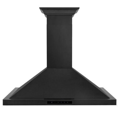 ZLINE - 36 inches - Externally Vented - Wall Range Hood - Black Stainless Steel