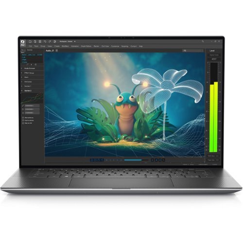 Dell - Precision 5000 15.6" Laptop - Intel Core i7 - 32 GB Memory - NVIDIA RTX A2000 - 512 GB SSD - Aluminum Titan Gray-Front_Standard 