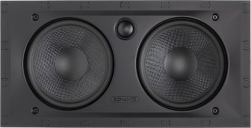 Sonance - MAG6 LCR SINGLE SPEAKER - Mag Series 6-1/2" 2-Way In Wall Rectangle LCR Speaker (Each) - Paintable White