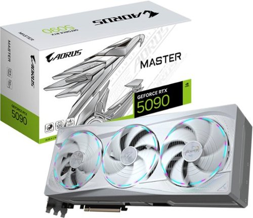 GIGABYTE NVIDIA GeForce RTX 5090 AORUS MASTER ICE 32G GDDR7 PCI Express 5.0 Graphics Card - White BUY ONLINE