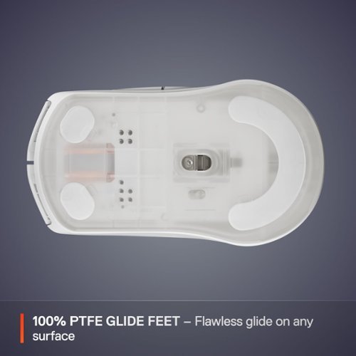 SteelSeries Rival 3 Gen 2 Wireless Optical Gaming Mouse with Ultra-fast clicks - Wireless - White GLOBAL SHIPPING
