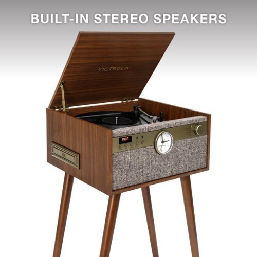Victrola Century Signature+ Music Center - Walnut WHERE TO BUY