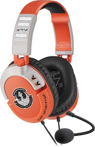  Turtle Beach - Star Wars X-Wing Pilot Over-The-Ear Gaming Headset - Orange/Gray