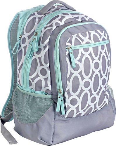 Studio C - One Hip Chick Backpack - Mint/Gray-Front_Standard 