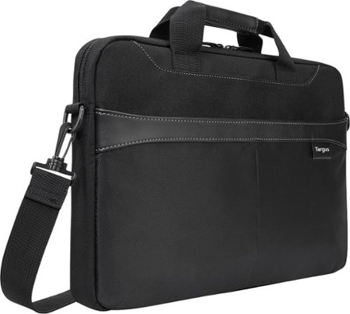 TARGUS BUSINESS CASUAL SLIPCASE LAPTOP BRIEFCASE FOR 15.6 LAPTOP - BLACK WORLDWIDE DELIVERY