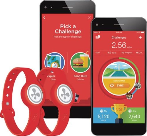  nabi - Compete Activity Trackers (2-Pack) - Red