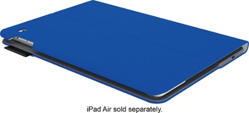  Logitech - Type+ Protective Keyboard Case for Apple® iPad® Air 2 - Electric Blue Synthetic