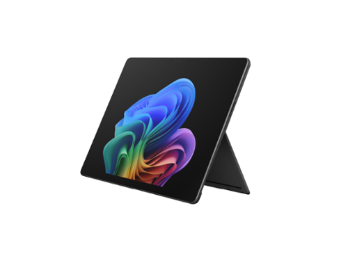 Microsoft - Surface Pro 11 Copilot+ PC - 13" Display, Intel Core Ultra, 16GB RAM, 256GB SSD, Windows 11 Pro - Black-Front_Standard 