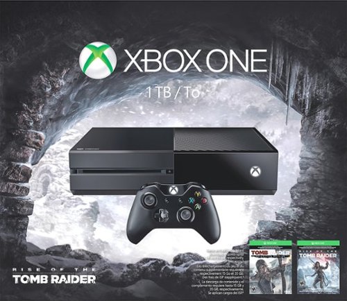  Microsoft - Xbox One Rise of the Tomb Raider Bundle - Black
